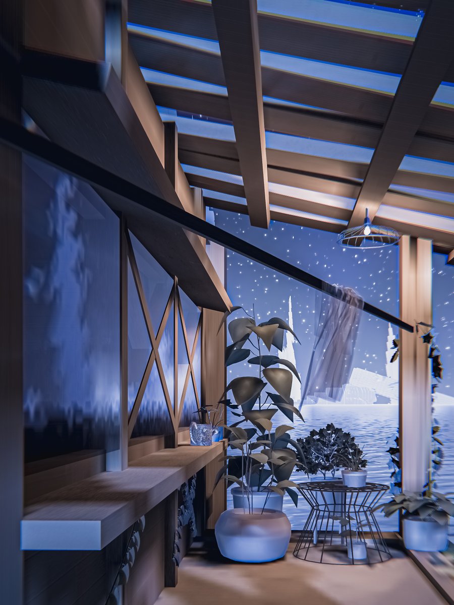 Neomance's tweet image. Rest At The Moonlit Home
月明かりの家での憩い

World : 骸と皓月
Author : こいぬ！！！

World URL :
vrchat.com/home/world/wrl…

#VRChat_world紹介 #Neo写真