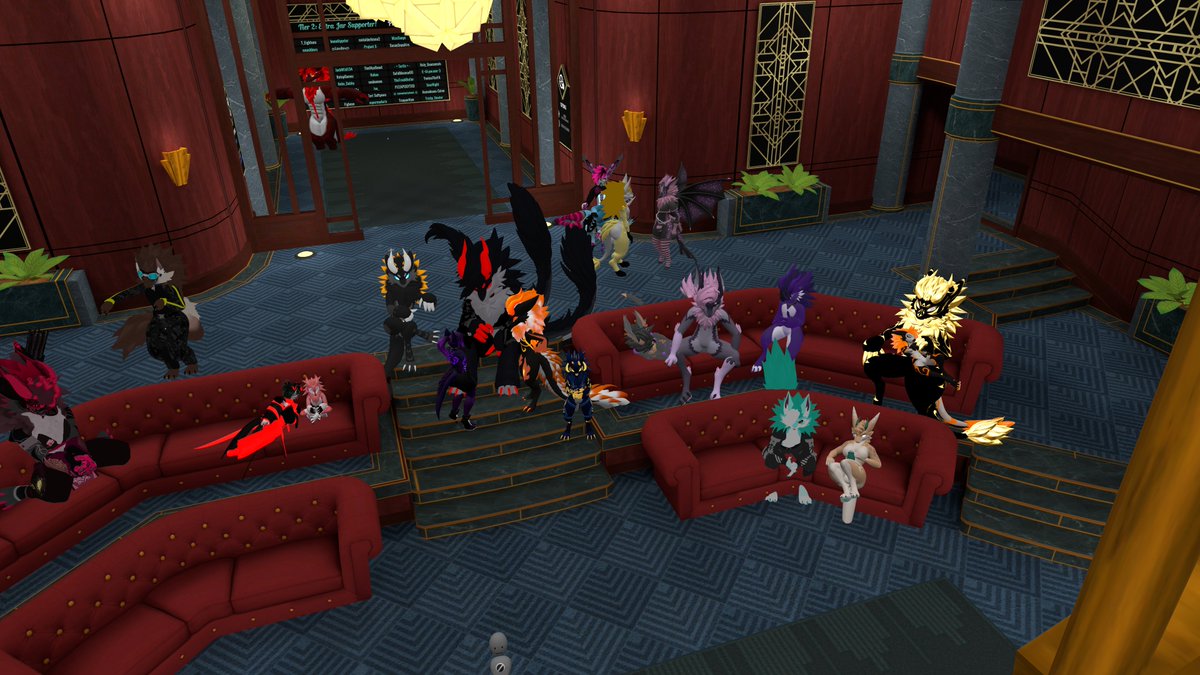 W8ckerdem9n's tweet image. It was fun to see you guys tonight and play together 
Who knows what we gonna play next time or just simple hangout :'&amp;gt;
I hope you guys have wonderful day/night ^_^

#wickerwednesday #wickerbeast #wicker #VRChat #furry #vrcfurry