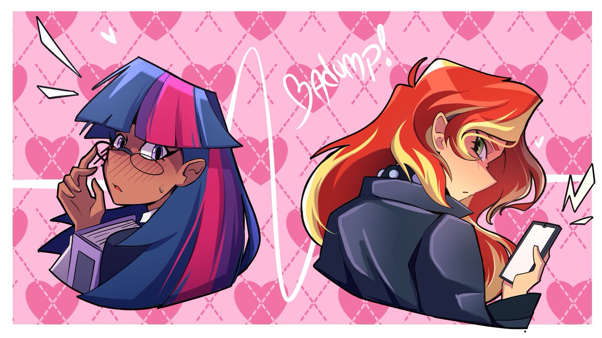 LorniX_Art's tweet image. Behold, lesbians.

#mlp #mylittlepony #sunsetshimmer #twilightsparkle #sciset