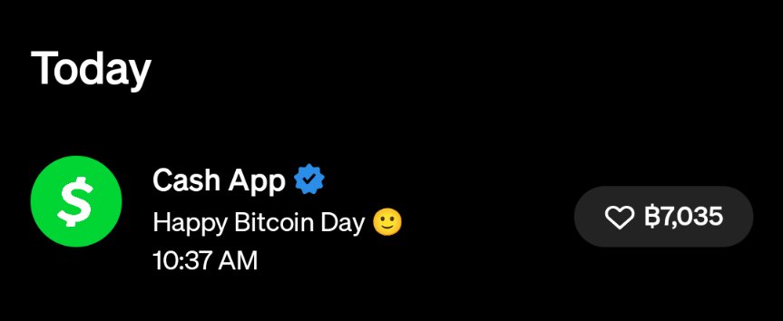 Thanks <a href="/CashApp/">Cash App</a>! <a href="/jack/">jack</a> #bitcoin