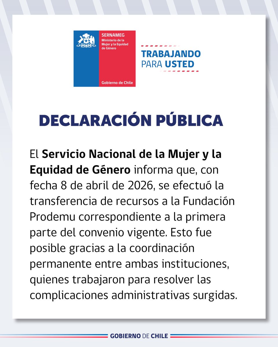 SernamEG Chile tweet media