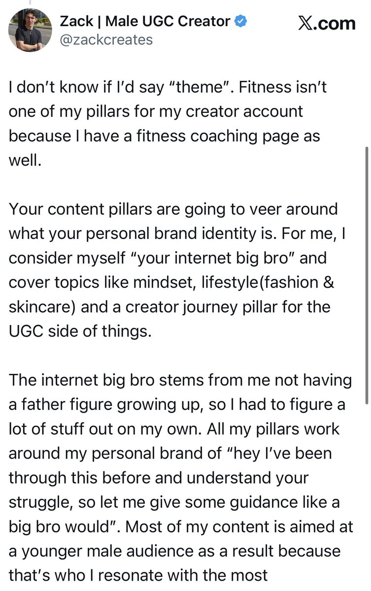 Zack | Male UGC Creator tweet media