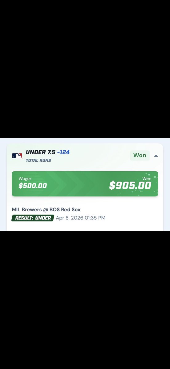 TheChurchBets's tweet photo. ✅1u Straight Bets✅

1500+ Members📈

🚨🚨🚨      💎 💎 💎      🚨🚨🚨
We PROFITED over ‼️80 UNITS‼️ in just the FIRST HALF of the MLB season last year🔥🔥🔥

8-0 POD RUN🔥
+7.8u🔥
FREE POD in discord 🆓

MLB is so EASY 🚀🚀🚀

🔒
NFL
NCAAF
NBA 
NCAAB
MLB
NHL
UFC 
Tennis https://t.co/AcfOU0Twzo