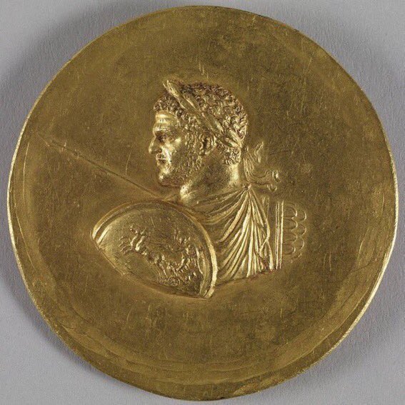 jdmccafferty's tweet image. 8 Apr 217: Emperor Caracalla assassinated while he was pissing by the roadside #otd; he had been proclaimed at #York in 211; ended war on #Scotland