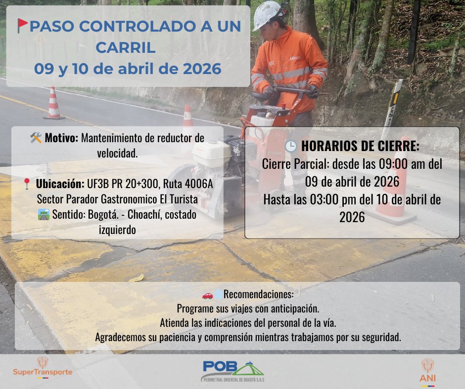 Perimetral Oriental de Bogotá tweet media