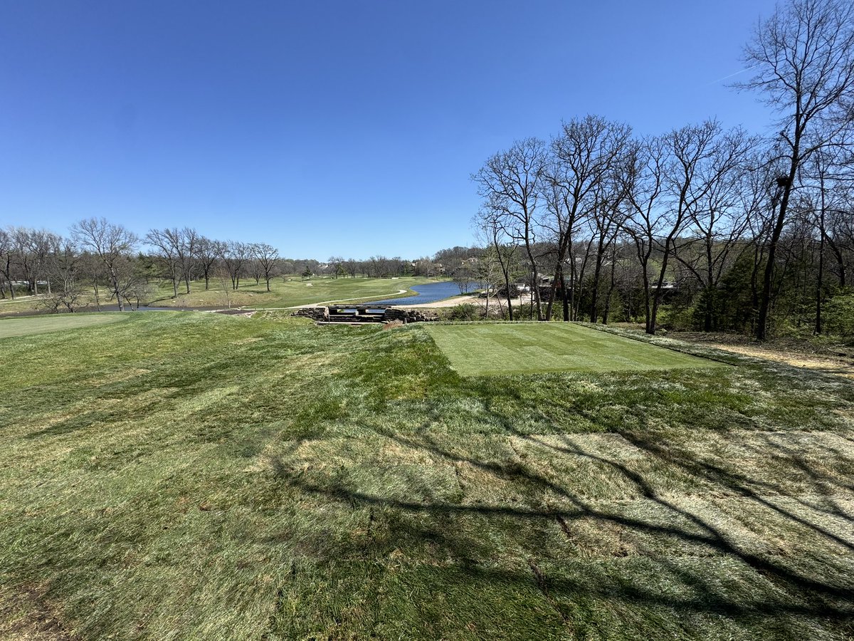 New championship tee for 15 at Loch Lloyd. This tee will make this hole a very interesting play!