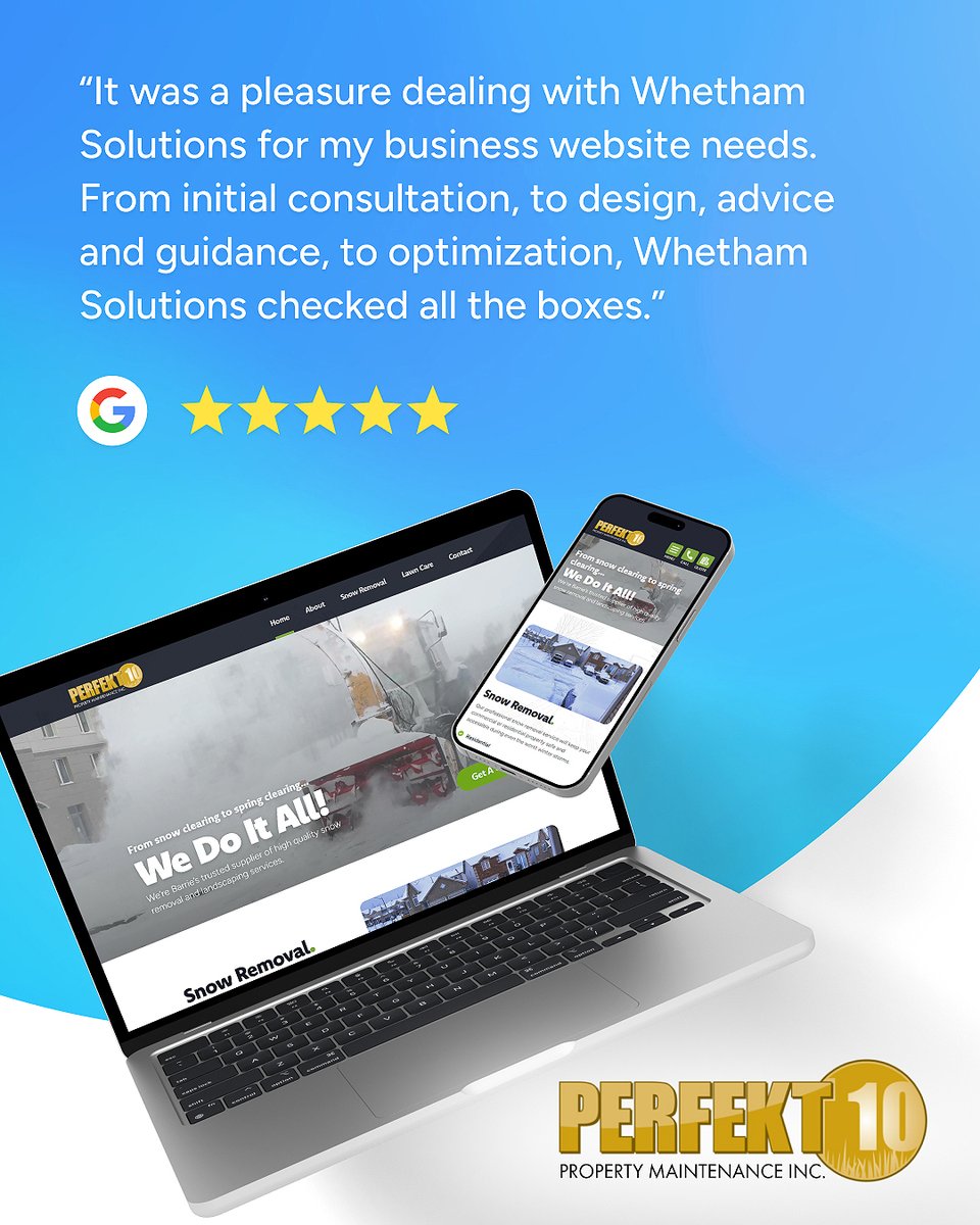 WebDesignBarrie's tweet photo. Thanks Perfekt 10 for trusting us with your project!
Thinking about a new website or application to help your business? Book a Consultation with us today!
📞 705-812-6288
📅 https://t.co/bTYi9WTeIM
#WebDesignBarrie #GoogleReview #WebDevelopmentBarrie #PropertyMaintenanceWebsite https://t.co/km2cuczvrY