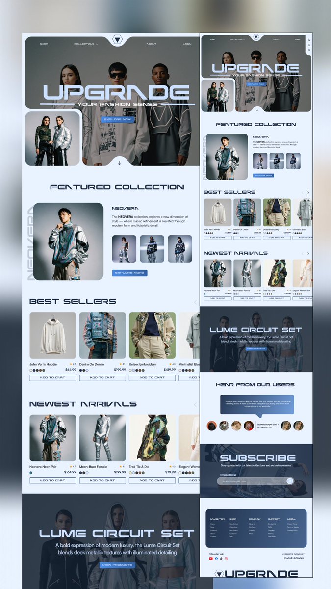 Codedhub_Studio's tweet photo. Not every website is built to convert.

Some just look good.

Here are a few I designed with one goal:
Make brands look premium and sell better.

Which one is your favorite?

#website #businessowner #business #smallbusiness #startup https://t.co/7FuzMzbMlD