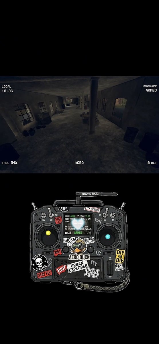 DANA_Daniyar's tweet photo. Built a 9:16 FPV joystick overlay for sim sessions.
AI-generated HUD + real-time gimbal mapping.

#FPV #Drone #FPVFreestyle #Sim #CreativeCoding #DevBuild https://t.co/0twzb6jjVF