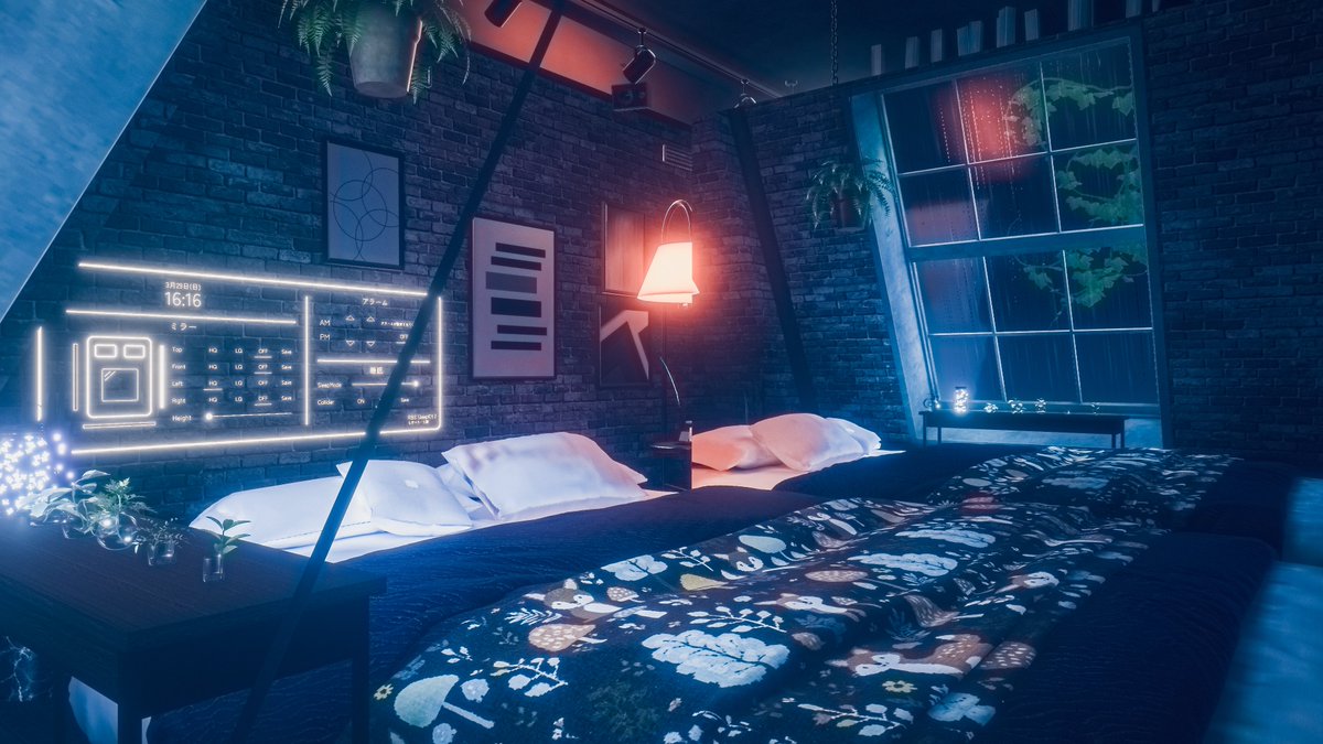 Neomance's tweet image. Rest And Sleep In The Night City Apartment
夜の街のアパートでの休息と睡眠

World : Noctilux
Author : _you5248

World URL :
vrchat.com/home/world/wrl…

#VRChat_world紹介 #Neo写真