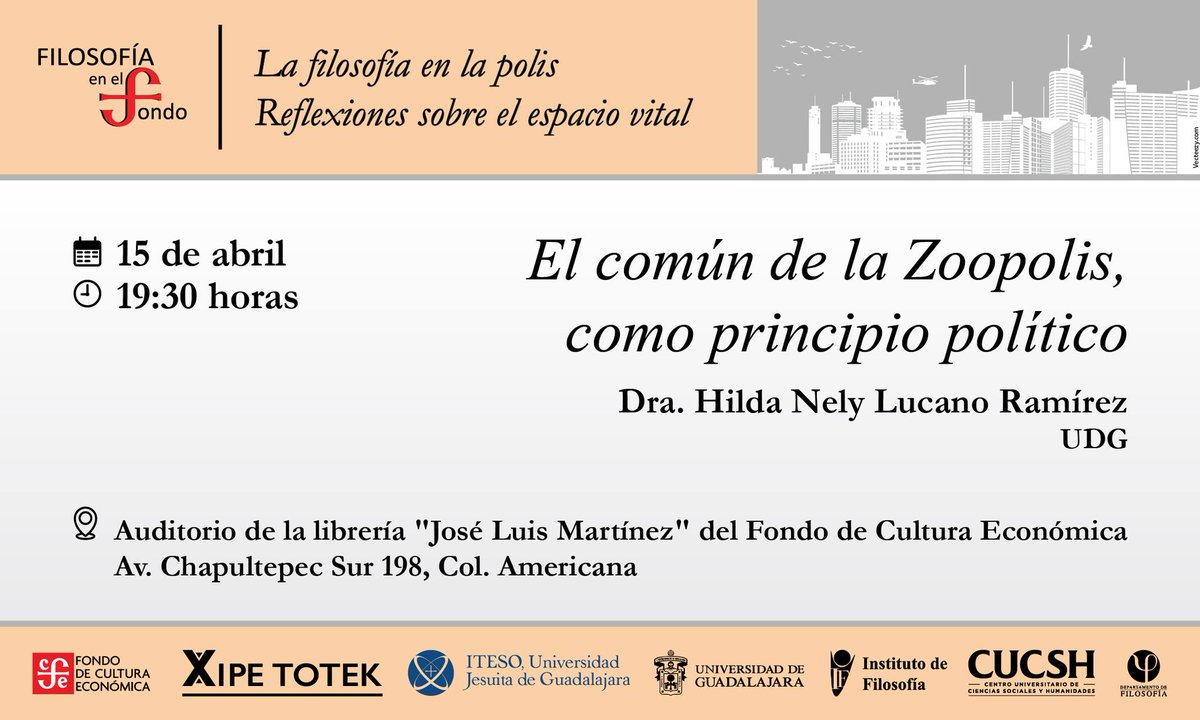 Difusión Filosofía CUCSH tweet media