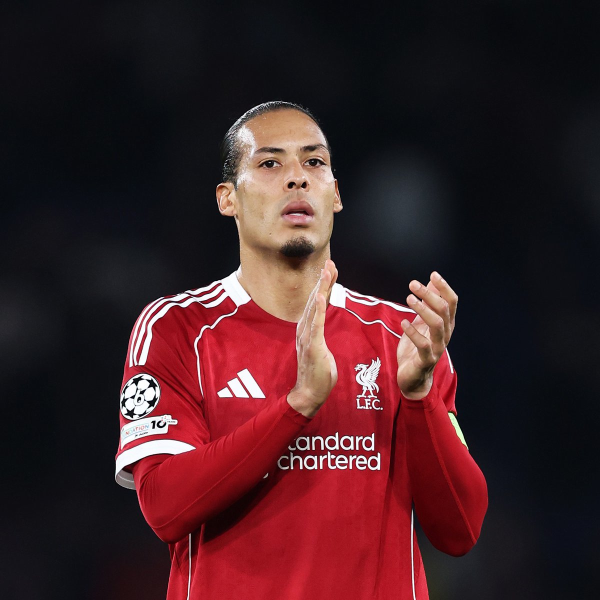 LFC's tweet photo. Virgil van Dijk gave his assessment of this evening's #UCL defeat in the quarter-final first leg.