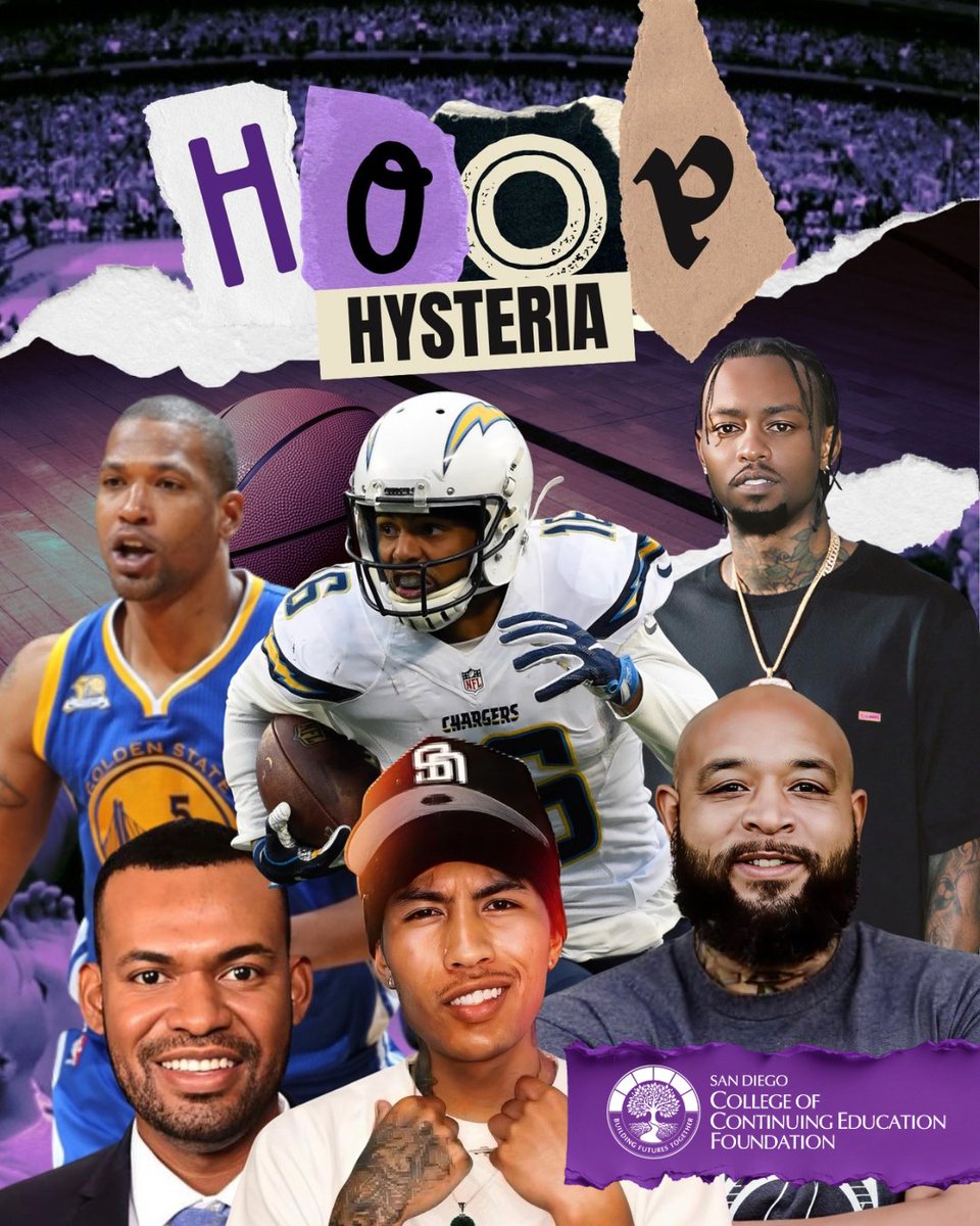 SDCCEEDU's tweet image. Join us for the First Annual Hoop Hysteria—a full day of basketball, community, and impact happening April 12!

👉🏽 Read more and register today to be part of the movement: bit.ly/hoop-hysteria-… 

#SDCCE #SDCCEFoundation #HoopHysteria #SupportStudents #CommunityStrong