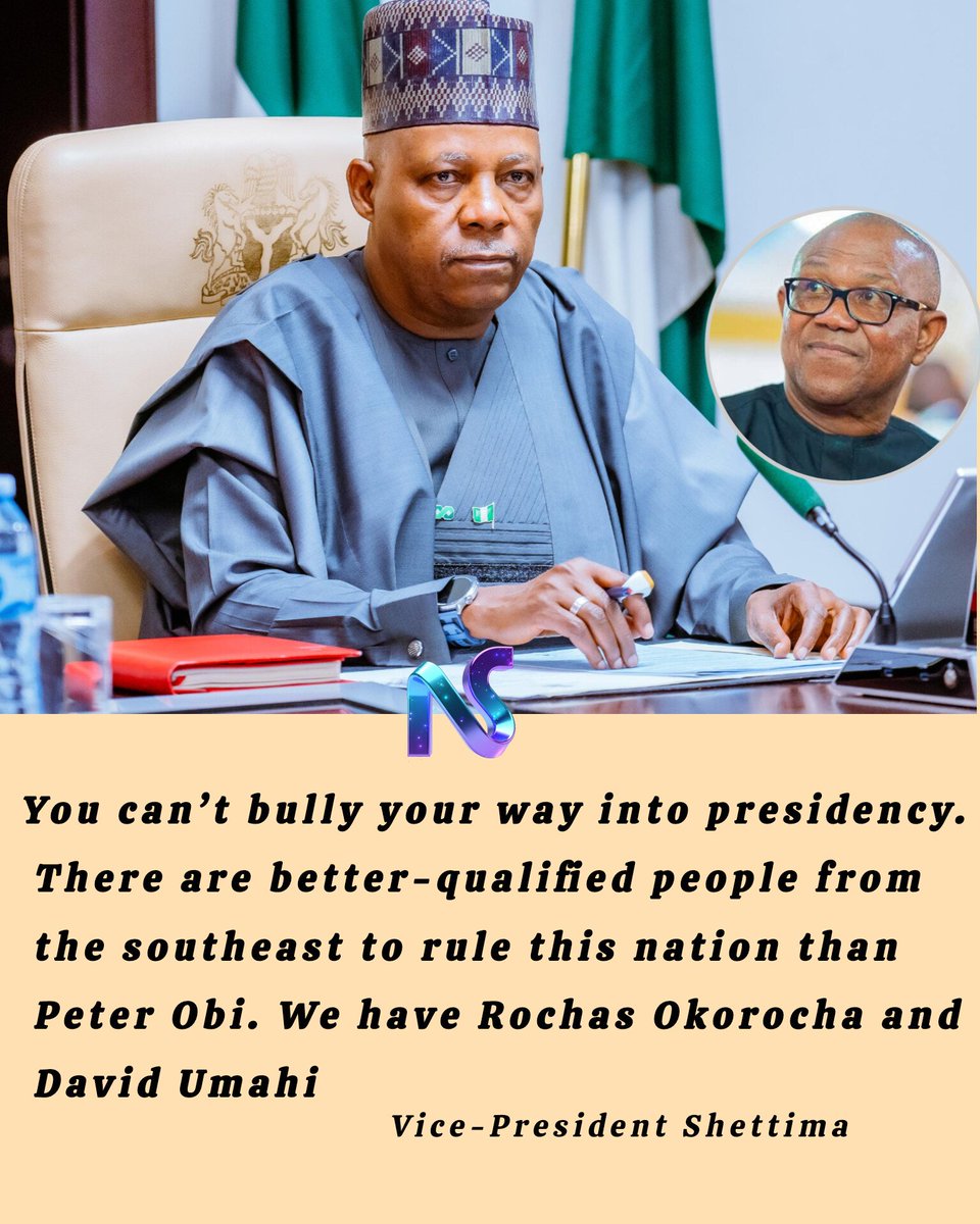 Vice President throws shab at Peter Obi