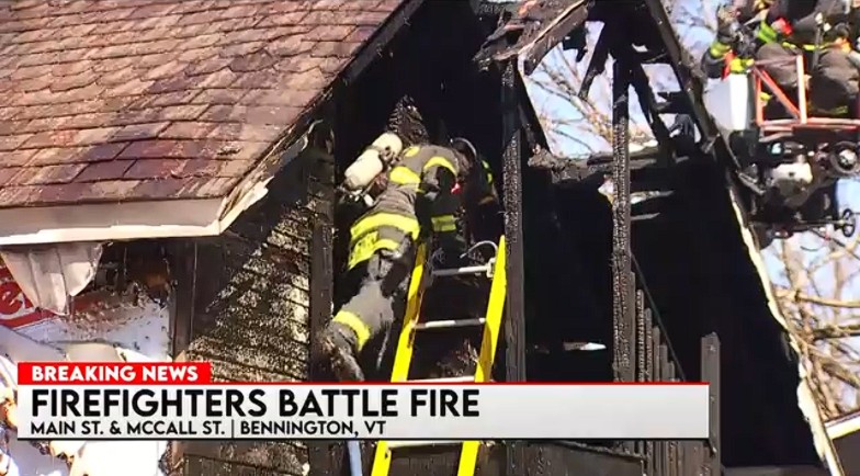 WNYT's tweet image. #BENNINGTON: Firefighters were called to a house fire around 2 p.m. in Bennington. When they arrived people were still getting out of the home.

Watch Dan Levy's report from our 4 p.m. newscast at WNYT.com.