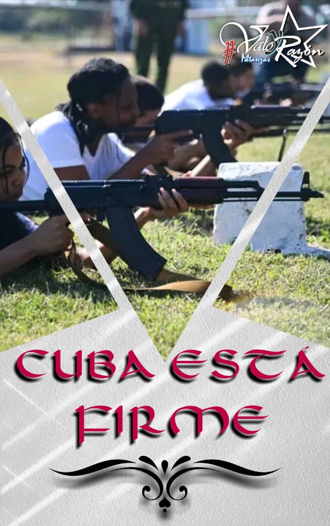 Díaz-Canel: Cuba no es un país de guerra. Es un país de paz que promueve la solidaridad y la cooperación. Pero Cuba no teme a la guerra. Tenemos una doctrina de defensa que se llama «la guerra de todo el pueblo».
#YoSigoAMíPresidente 
#CubaEstáFirme