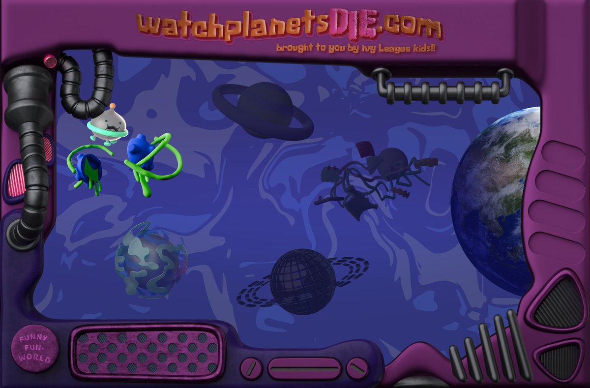 "Those were the wettest chunks I've ever seen and I'm the kid that threw up on the bus driver!"
- Brandon, 11 (Austin, Texas) 

watchplanetsdie.com