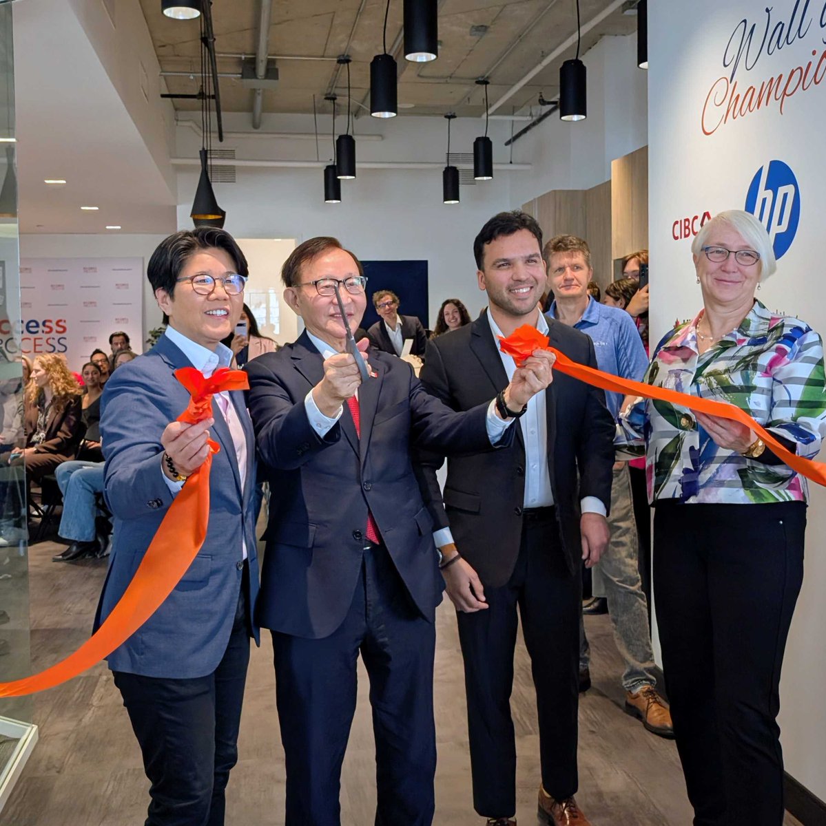 kristynwongtam's tweet photo. Thank you to @AccessToSuccess for your commitment to innovative and affordable accessibility solutions. I was delighted to join the launch of your Innovation Hub today! This step will no doubt be life changing for people with disabilities in Toronto and beyond. Your invaluable work is strengthening the City’s growing accessibility innovation ecosystem and is creating lasting, positive change.  #torcen #onpoli