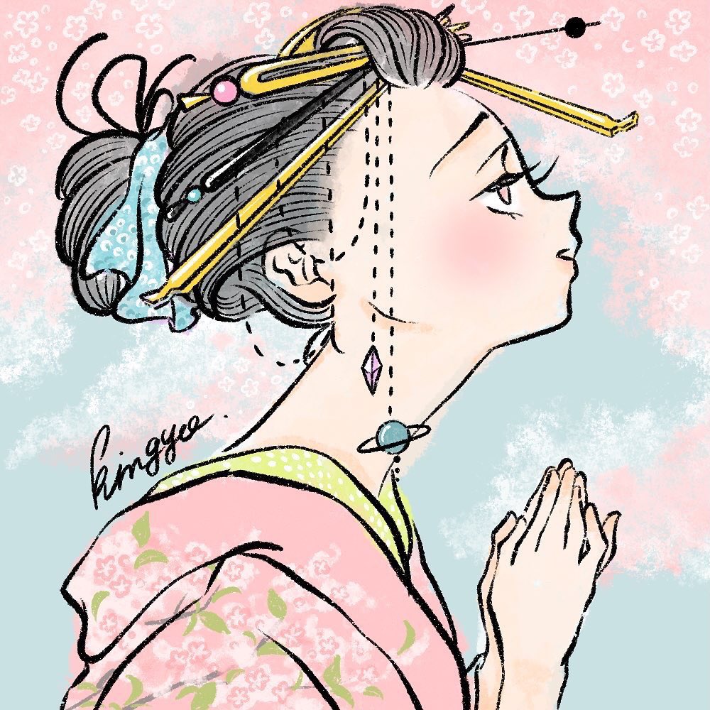 ooJuly41's tweet photo. 「君への想ひ」　ー再掲ー

今年も桜がきれいでした🌸

#illustration https://t.co/tmcwsGcabo