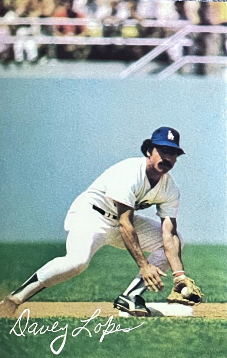 Asta_sDaddy's tweet photo. RIP to the 2B of the @Dodgers record setting infield - #15 Davey Lopes

1981 World Champion
4x All Star
2x Stolen Base leader
Gold Glove winner

Played 10 in his 16 year career with the #Dodgers    , also played with @Athletics, @Cubs and @astros https://t.co/9bO7AUZ7aw