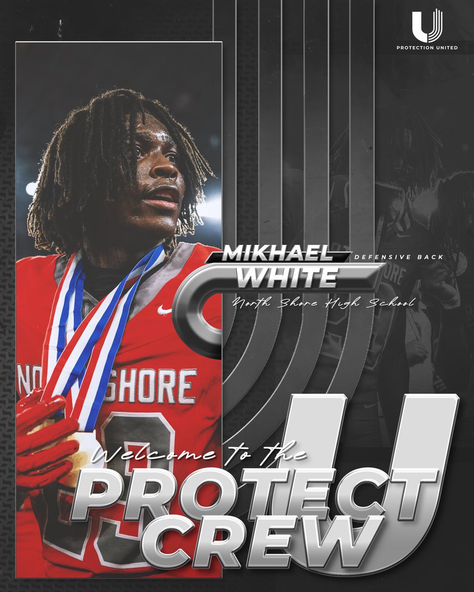 TheProtectUCrew's tweet image. Welcome Mikhael White to the Protection United Family‼️@ShowTimeKelll 

The next chapter starts here.🔒#ProtectUCrew