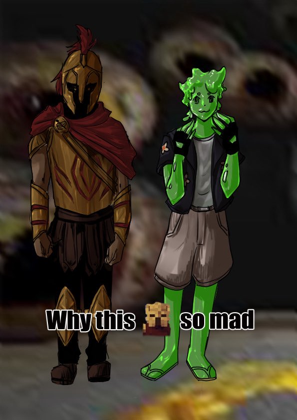 DjIcing's tweet photo. I’m so normal about this series #dawtde #slimeknight https://t.co/pw6GegErCE