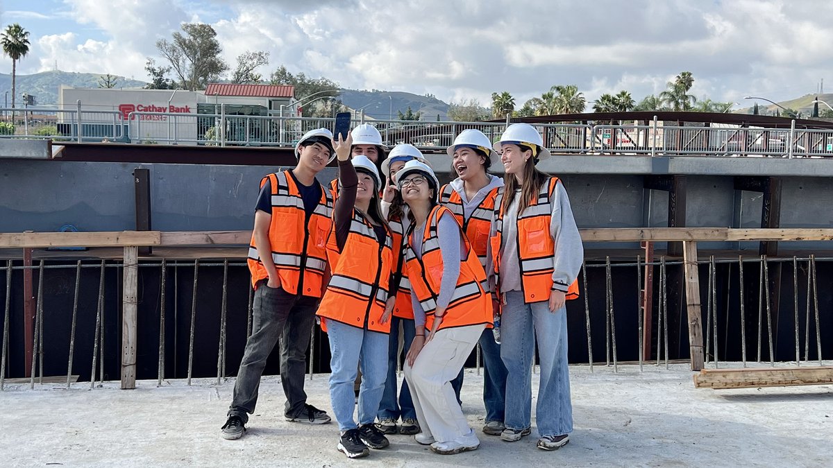 ACEsgv's tweet photo. Recently, we welcomed #UCI civil engineering students for a tour of the Fullerton Road Grade Separation Project. We’re committed to inspiring and mentoring the next generation of builders, planners and engineers who will shape the future of the SGV. #ACE https://t.co/AAB2fTAAZ6