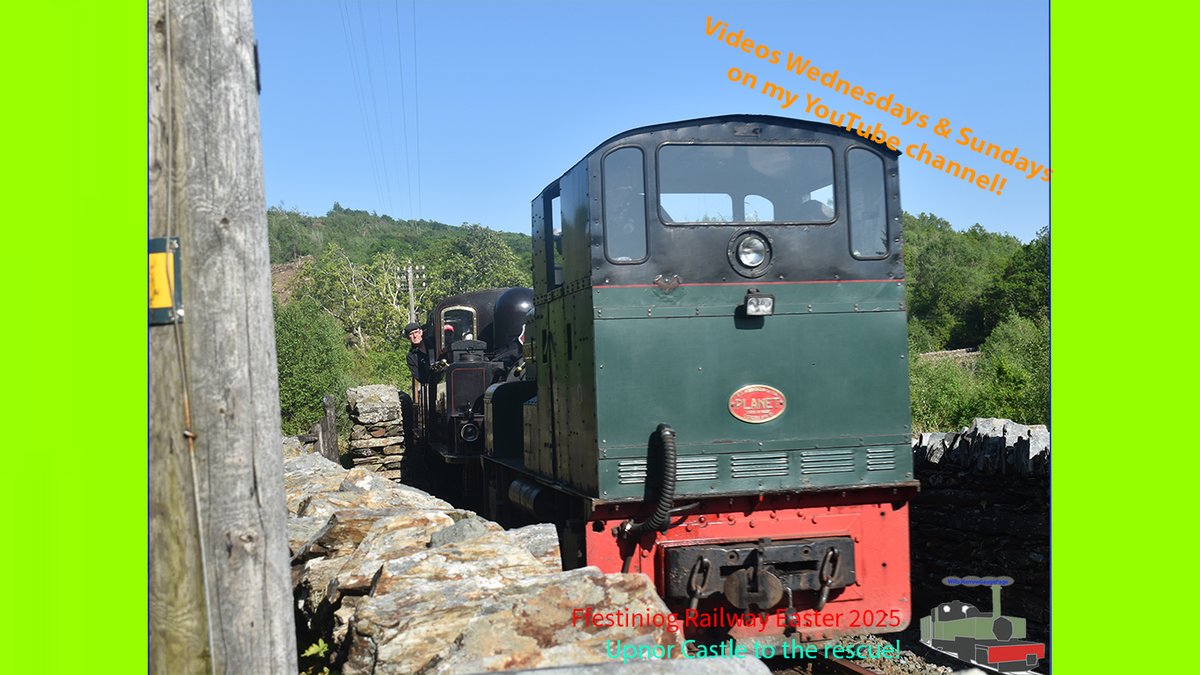 Ffestiniog Railway Easter 2025: Uponor castle to the rescue! Check it out youtu.be/EeiSCF9h9ck Thanks!
