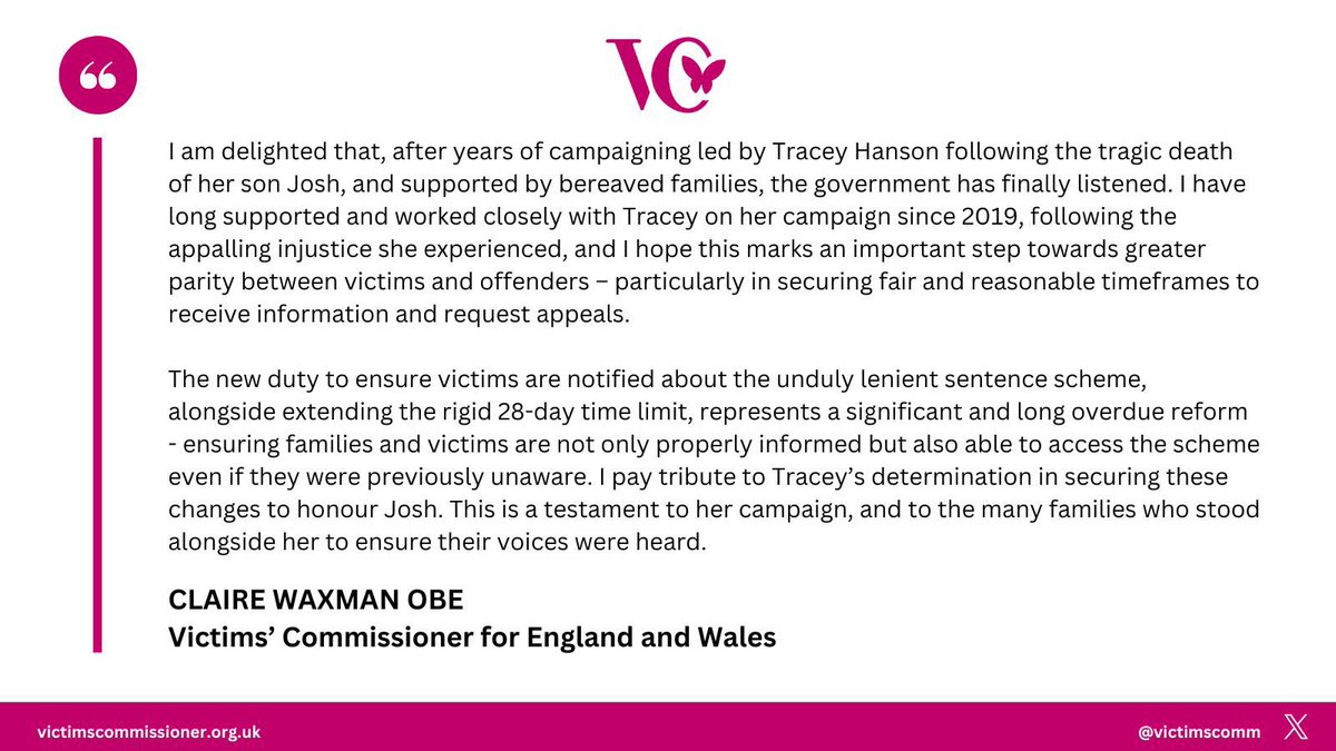 Claire Waxman OBE tweet media