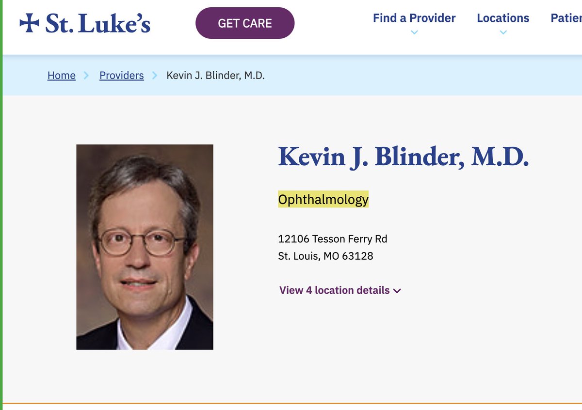 wolfejosh's tweet image. 123/ Kevin BLINDER -Opthamologist. 

i mean c'mon! #nominativedeterminism