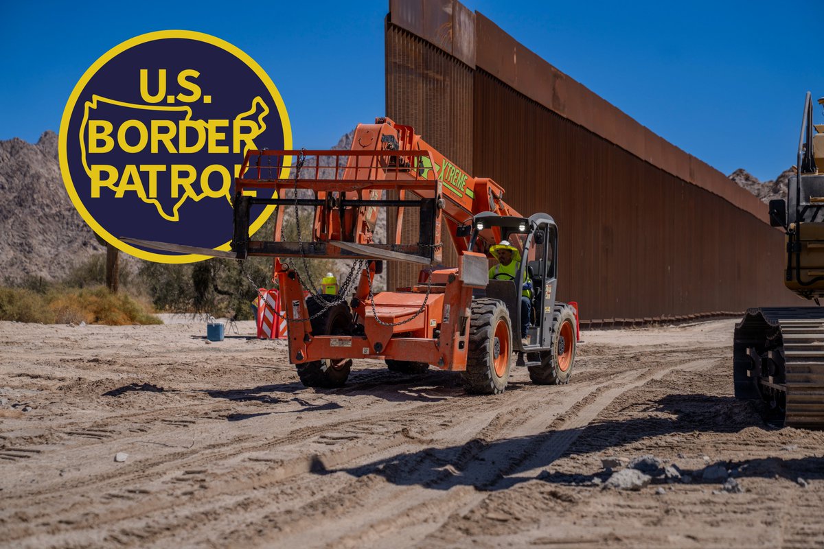 USBPChiefYUM's tweet image. Expansion is underway of the border wall system, supporting efforts to effectively eliminate illegal immigration.

#BorderPatrol #BorderSecurity #cbp #dhs