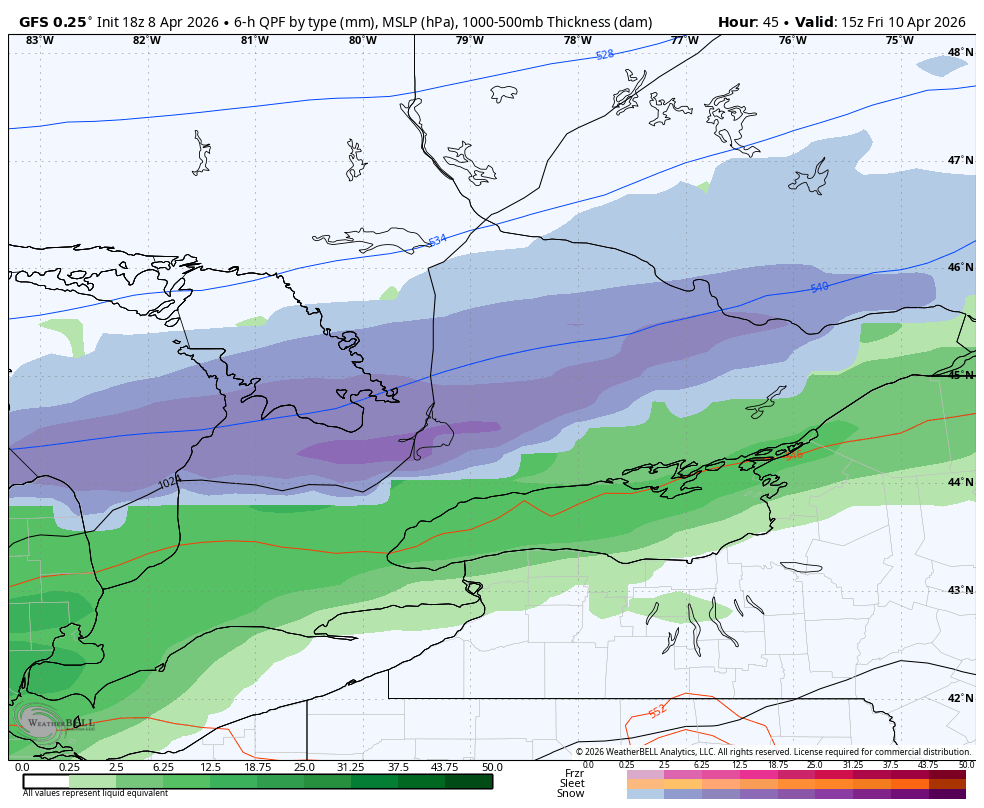 WxOntario1's tweet image. A period of snow is starting to become a real possibility Friday AM across parts of Southern #Ontario...

#OnWX #ONStorm