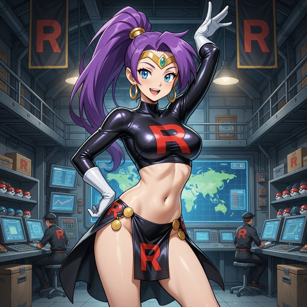 Corrupted Pokeslut Shantae tweet media