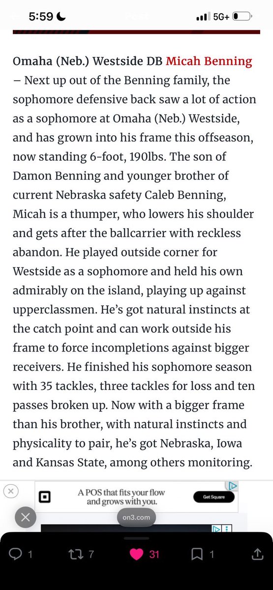 MicahBenning1's tweet photo. Thank you @TimVerghese for the recognition https://t.co/NQulogDpD5