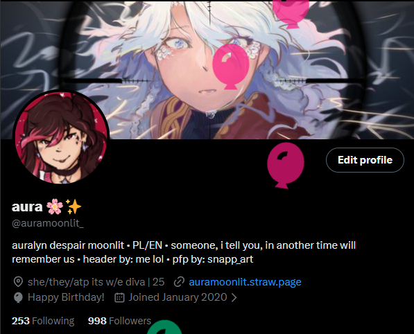 aura 🌸✨ tweet media