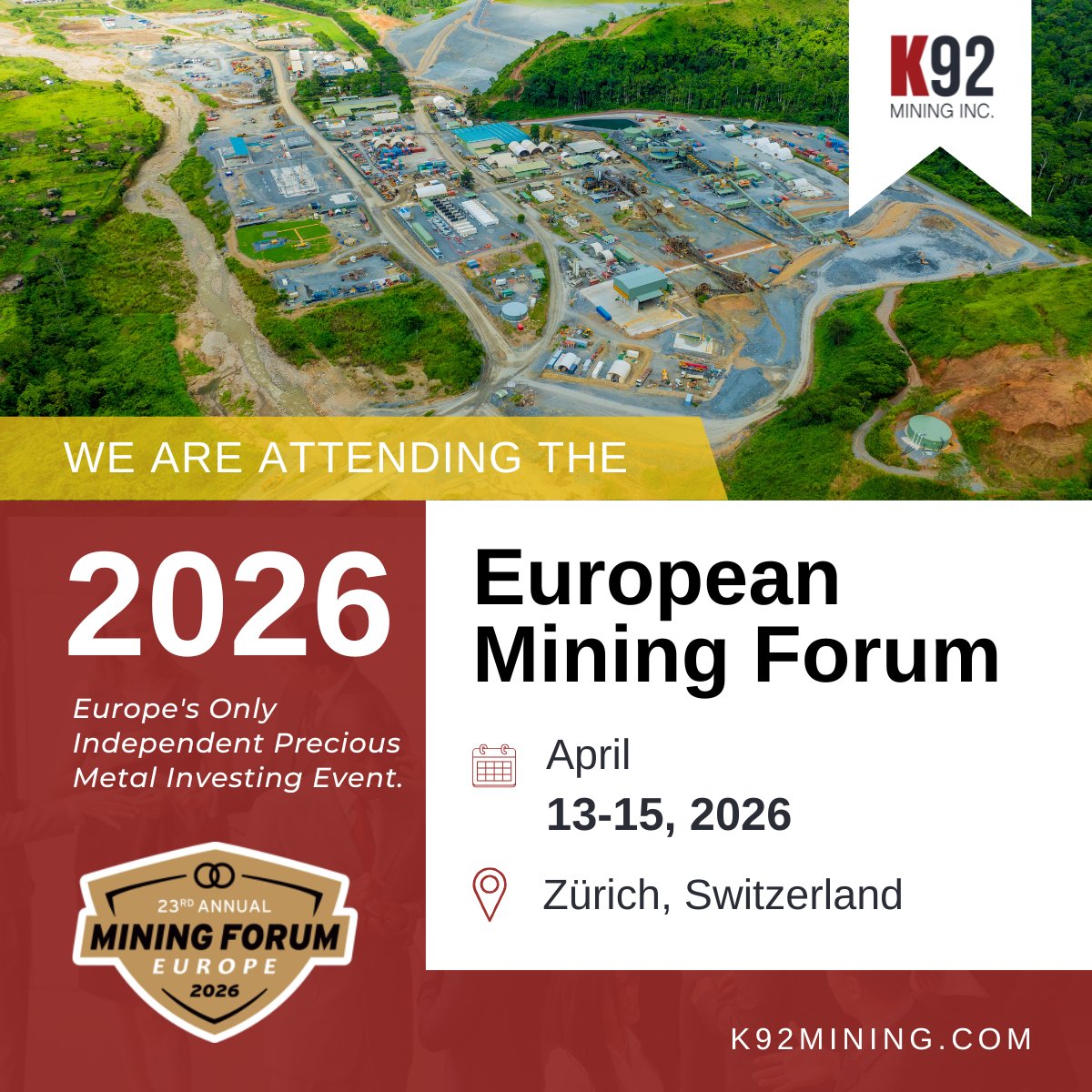 K92 Mining Inc. (KNT:TSX, KNTNF:OTCQX) tweet media