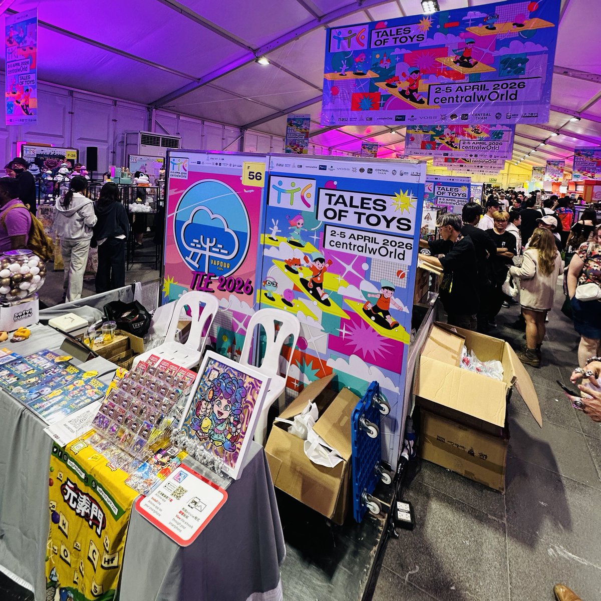 タイのTTEが無事終わりました〜。世界中のいろんな国の友達がたくさんできて楽しかった！次のイベントは深圳の玩具展だよ！