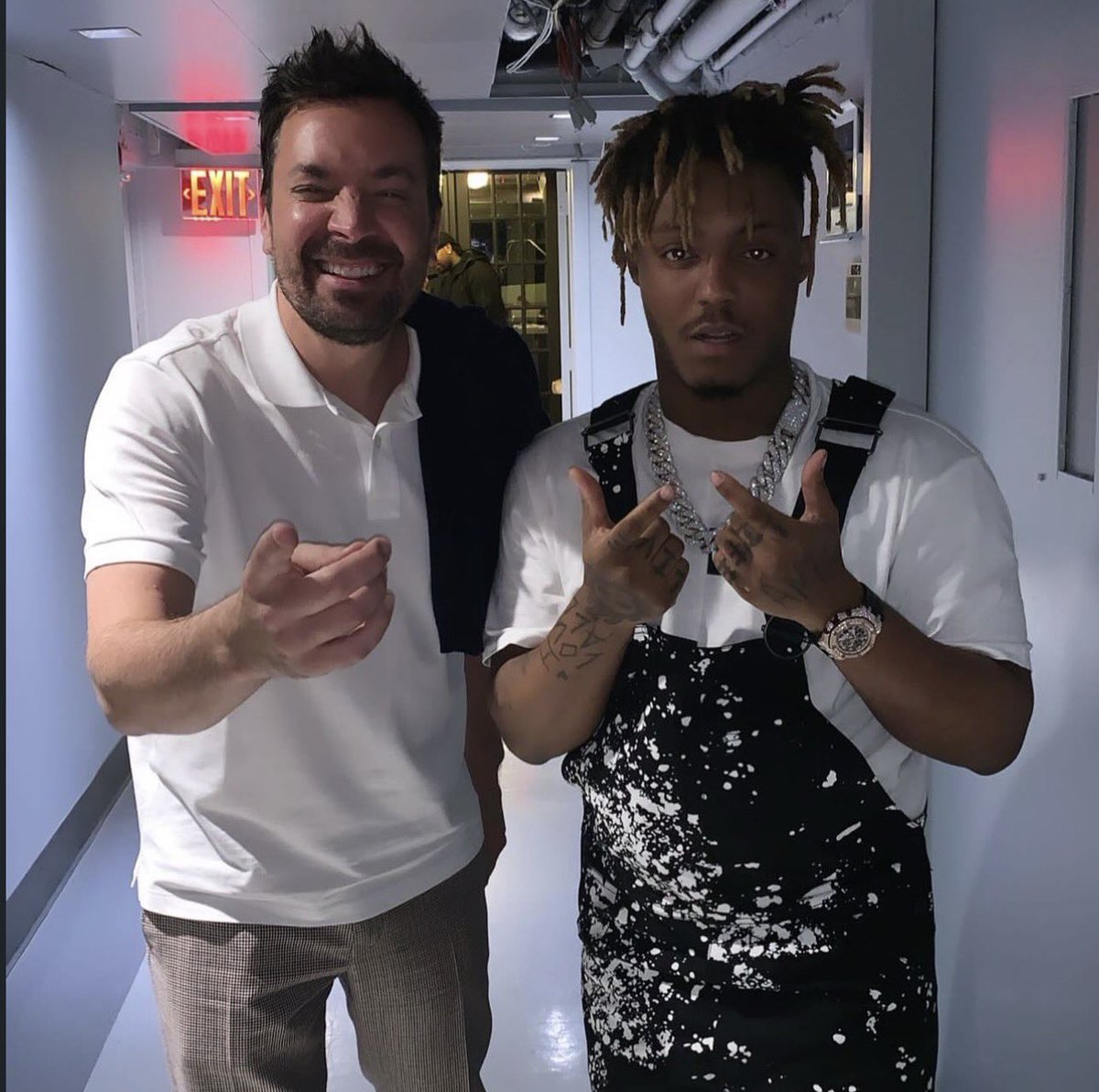 RapWikip's tweet photo. Juice WRLD with Jimmy Fallon, 7 years ago today (2019) https://t.co/Ax2nuDt4wo