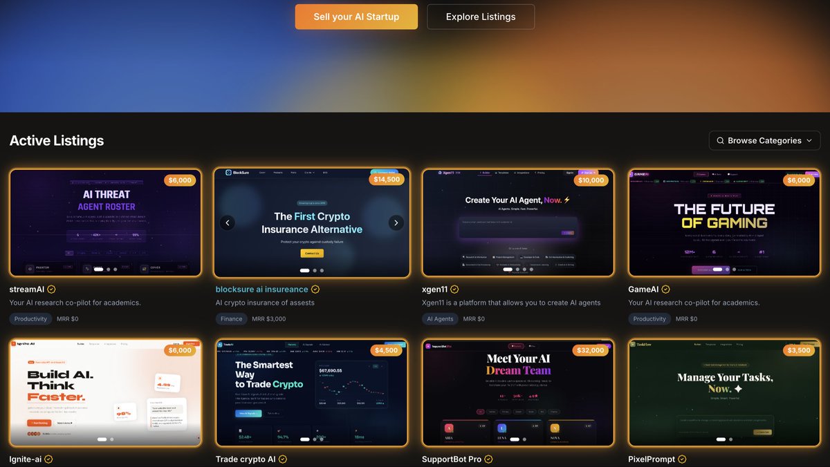 idan_ov's tweet photo. @sama Introducing funsaas[.]com 
The new AI powered marketplace for buying and selling micro startups and AI SaaS projects. Simple, fast, secure.
Tired of outdated platforms that don't get the value of AI? We built a dedicated home for your innovation.
Want early access? Comment "ME” https://t.co/ow2Y5PAShb