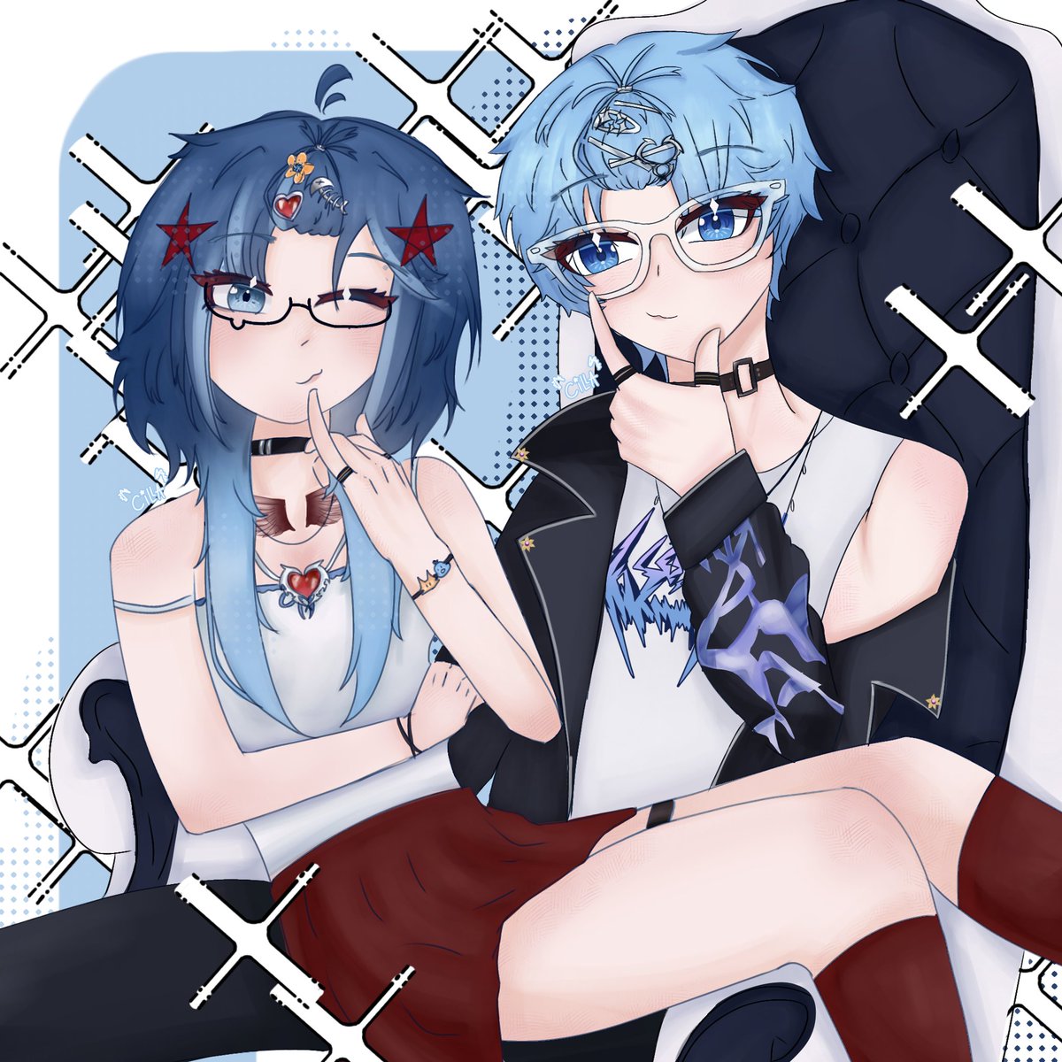 Cillaa_ comms open! kecintaan ama souta tweet media