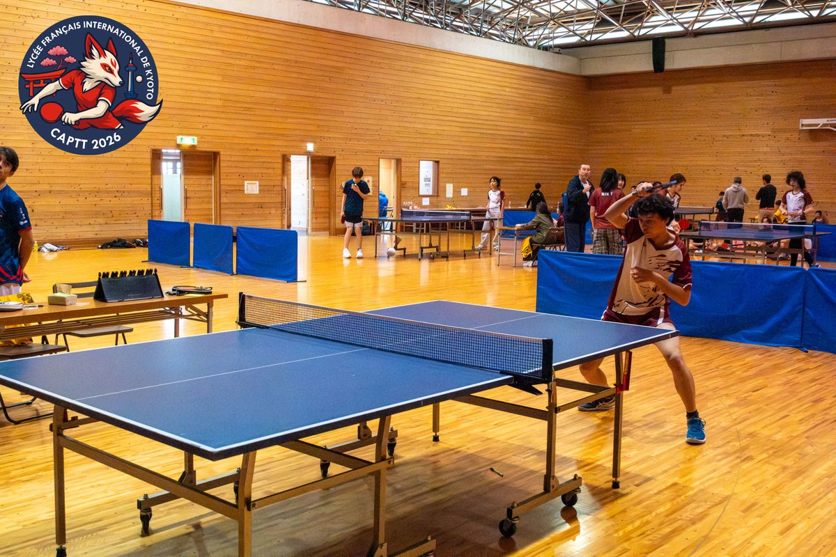 lfikyoto's tweet photo. 🏓 Jour 2 – Tournoi de tennis de table à Kyoto

Tournoi individuel, enchaînement de matchs et très beaux échanges !

Pause détente à Uji après déjeuner, puis reprise intense 💪

Les demi-finales continuent jeudi 🔥

#captt2026
#prozap

@aefeinfo https://t.co/7NBeTRscRk