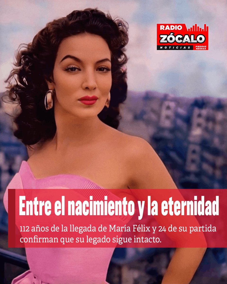 Radio_Zocalo's tweet image. María Félix: 112 años de leyenda y glamour
radiozocalo.com.mx/693213/
#MaríaFélix #Natalicio #Actrices #Famosos