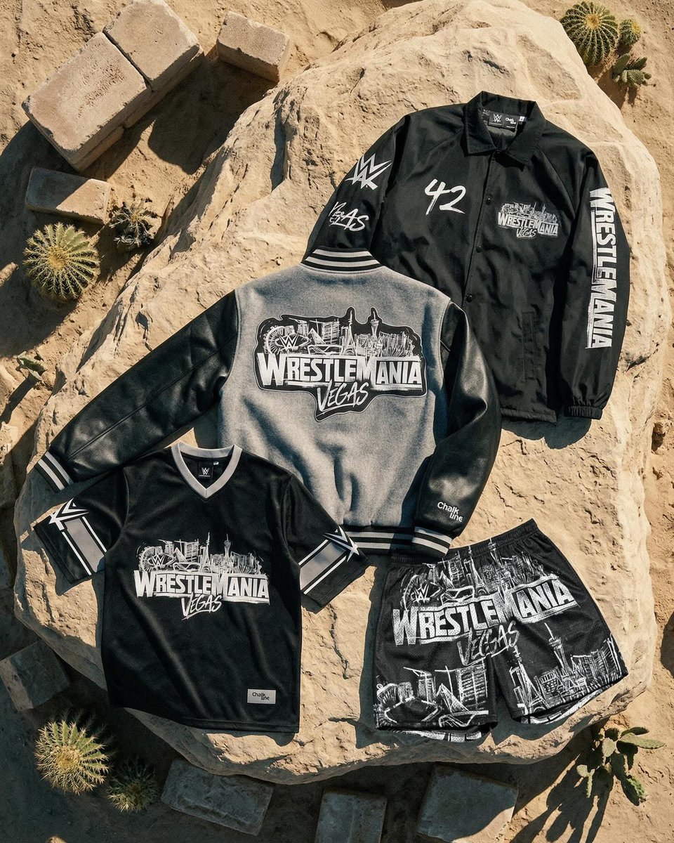 MigsMedia1's tweet photo. @wwe @WrestleMania Gear Available Now at https://t.co/F70GH7ymk4

#Chalkline #WrestleMania @chalklineco #MigsMedia1 #Designer #WWERaw #SmackDown #WWE #WWE2K26 https://t.co/7bCbjyFgx3