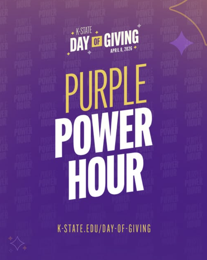 KSUCVM's tweet photo. Help the CVM rise to the challenge of the 5-6 pm Purple Power Hour for K-State Day of Giving. #KStateDayOfGiving Any size gift helps — participation counts the most. And you could also choose to name a squirrel! 🐿️ 
https://t.co/Qn3zEHQy7c https://t.co/cHFqlfCPvT