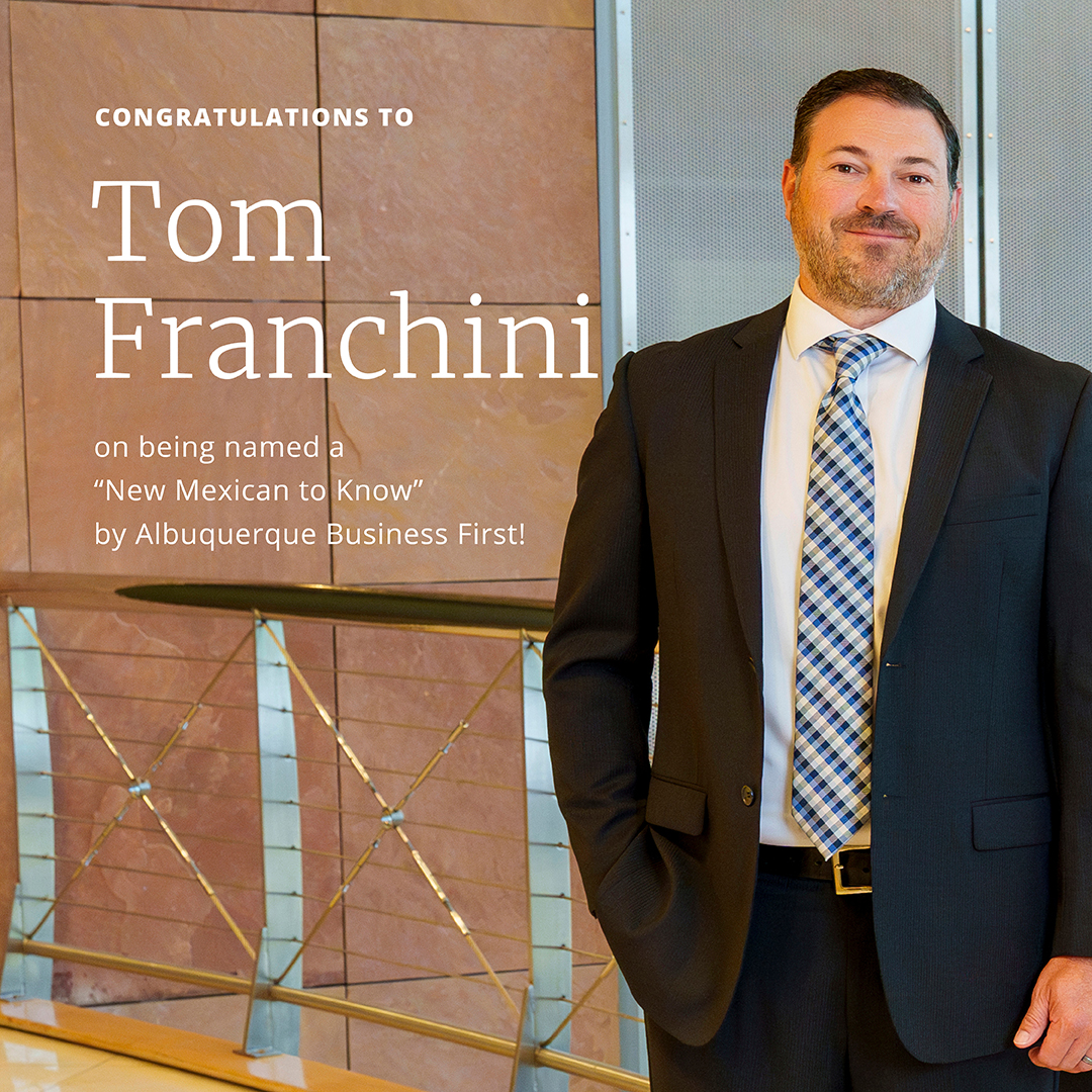 Colliers_NM's tweet photo. #ICYMI: Congratulations to Vice President Tom Franchini, CCIM, on being named a “New Mexican to Know” by Albuquerque Business First!

Read his story: https://t.co/lsPKR96vaL

Thanks for the coverage, @‌abqbizfirst!

@Colliers_NM #AcceleratingSuccess https://t.co/y4ppeYMTA0