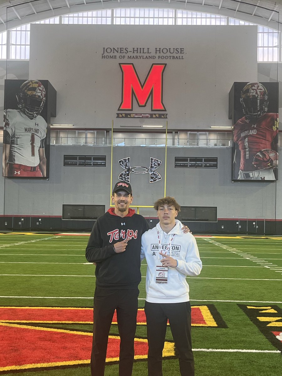Tysin_Weaver10's tweet image. Enjoyed my time @TerpsFootball today. Thank you coach @DKief10 for the invite and conversation. 
#Terps

@CoachEvanDreyer @JaredLuginbill @AllenTrieu @PrepRedzoneOH @Mark__Porter @GregSmithRivals @Bryan_Ault @Rivals @SWiltfong_ @TylerStevens94