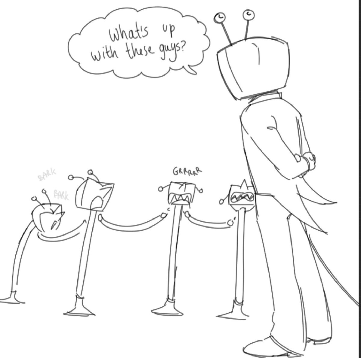 (Thought about it, and I felt like they’d be jealous) I love this comic #deltaruined #spamtenna