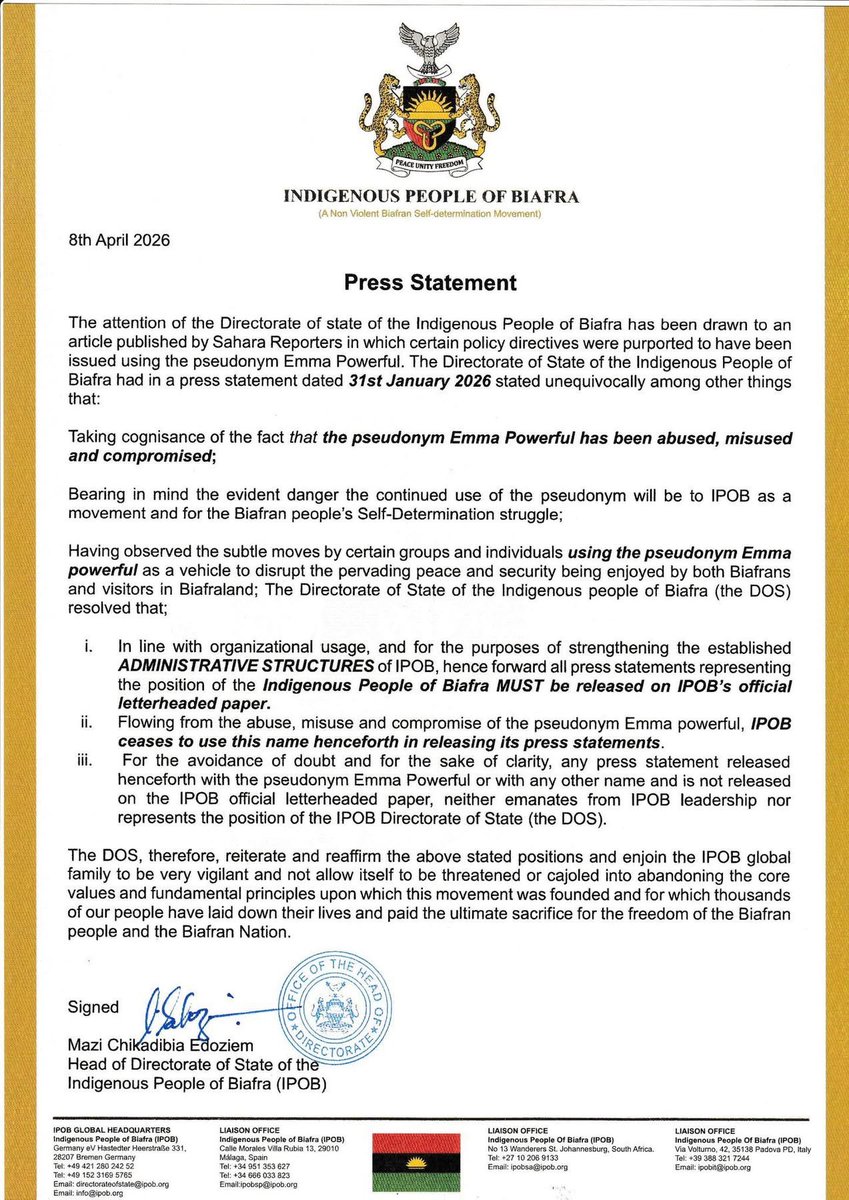 IPOB GHANA OFFICIAL PAGE💪🐉 tweet media