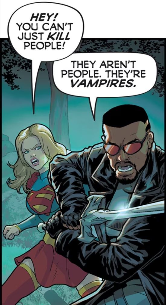 SupermanHomepge's tweet image. DC Announces New DC GO! #Crossover Webcomic: #Supergirl/#Blade: buff.ly/lfLf2TD