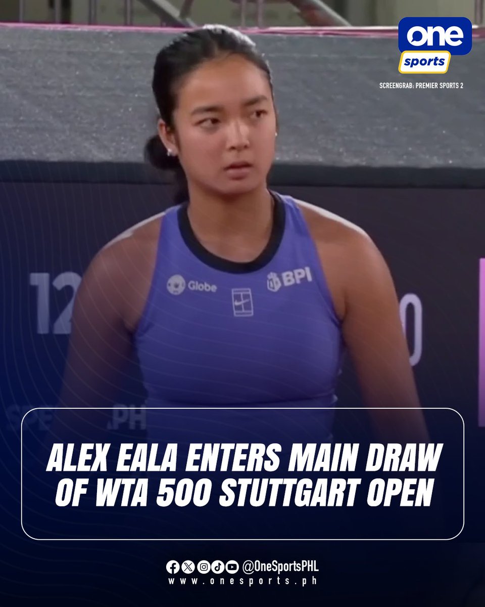 alex_eala's tweet image. Not a bad effort today against Ostapenko but going strong on to the next one on clay.
#stuttgart